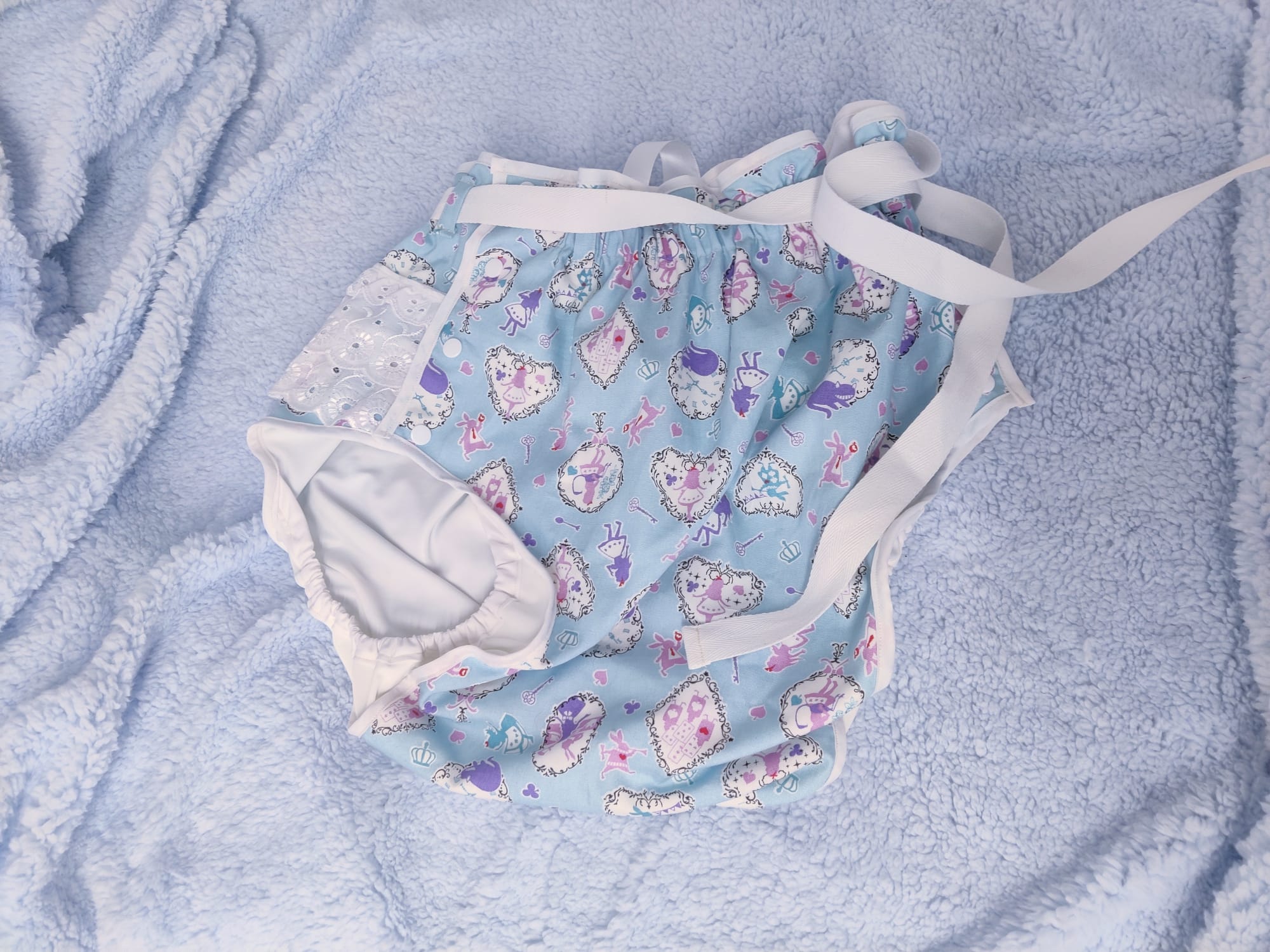 Curiouser and curiouser diaper cover | Innocent Dreams