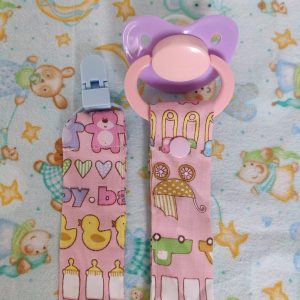 Pacifier with baby clip