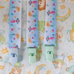 Mermaids pacifier clip
