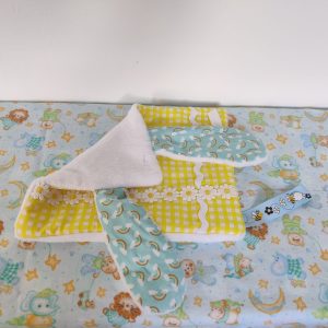 Large Spring time bunny taggy comfort square