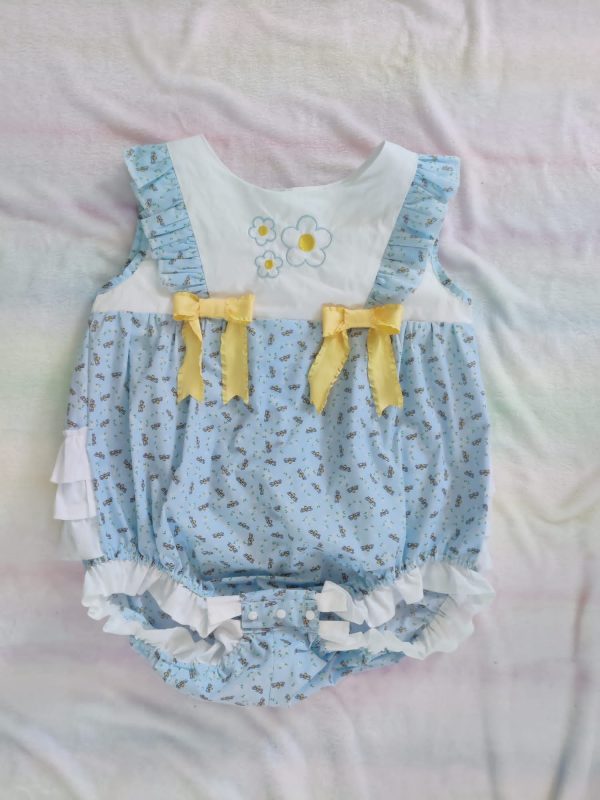 42" Spring time bubble romper