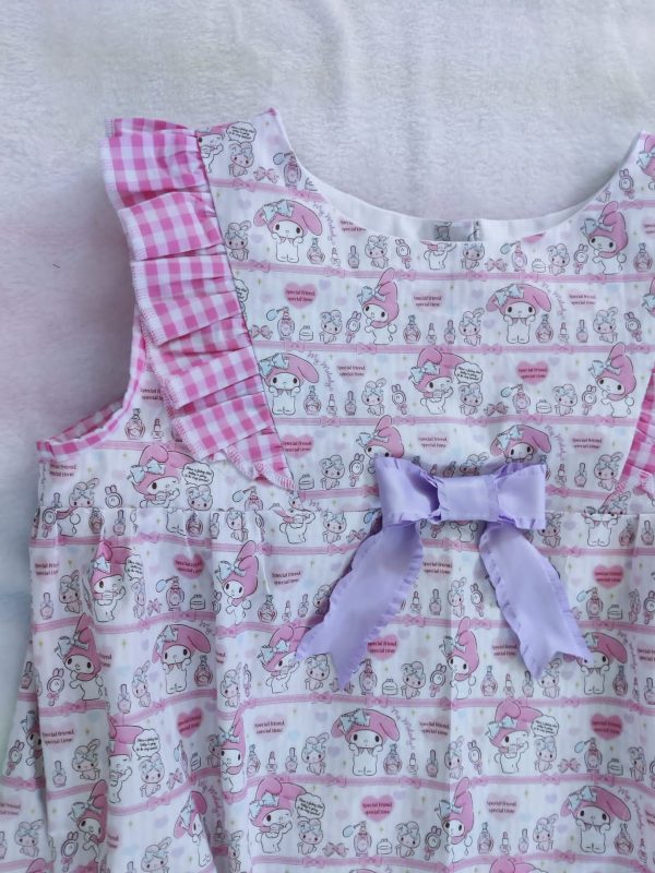 42" pink bunny bubble romper - Image 5