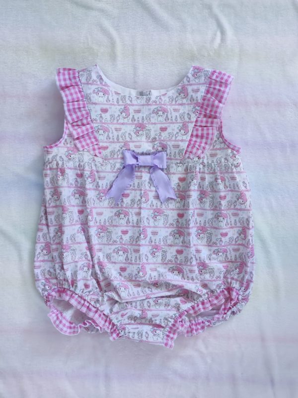 42" pink bunny bubble romper - Image 2