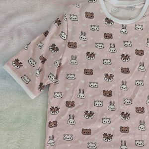 Pink cuties onesie 38"