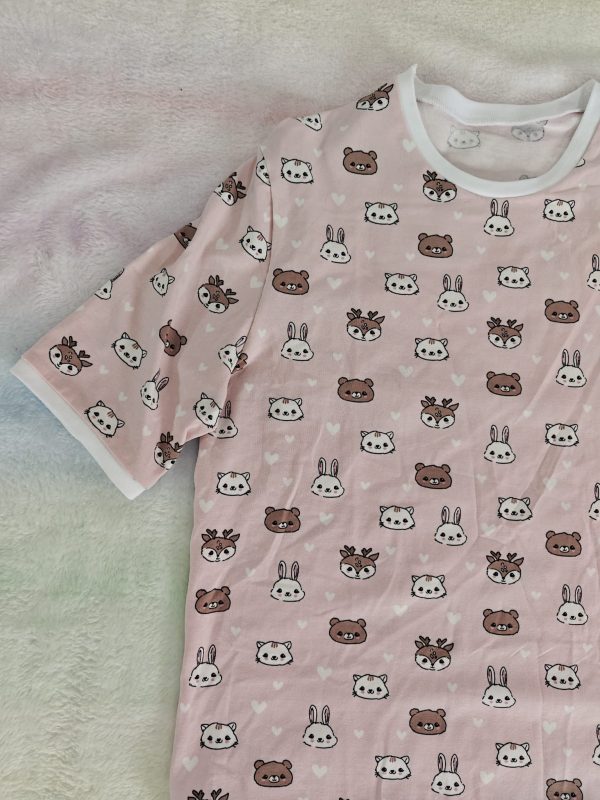Pink cuties onesie 38"