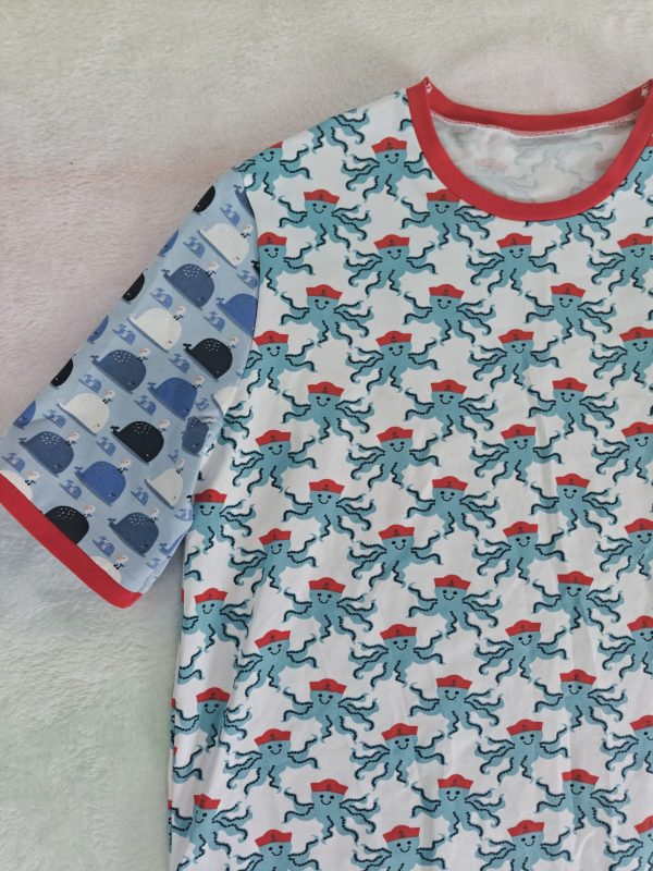 Sea creatures onesie 38"