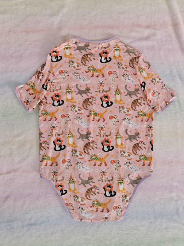 Pink kitties onesie 42" - Image 3