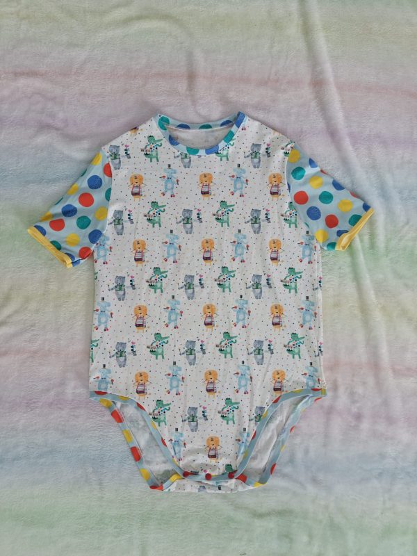 Polkadot playtime onesie 44" - Image 3