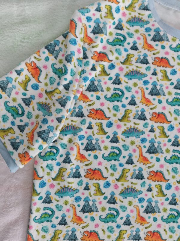 Soft plush dino onesie 44"