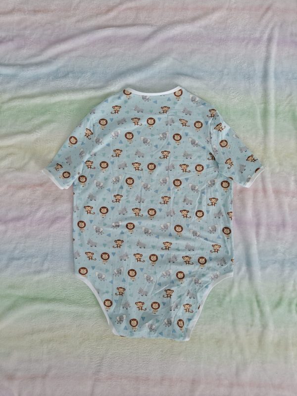 Safari blue onesie 44" - Image 3