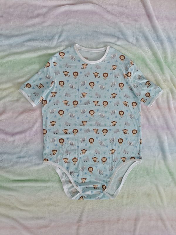 Safari blue onesie 44" - Image 2