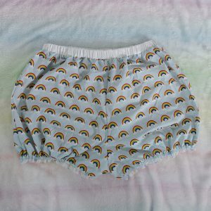 Rainbow bubble shorts