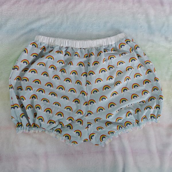 Rainbow bubble shorts