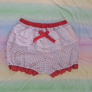 Made to order Strawberry ruffle bubble shorts