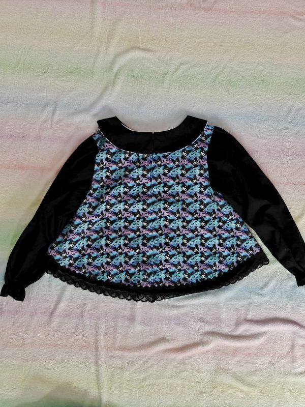 Goth baby smock dress set - Image 8