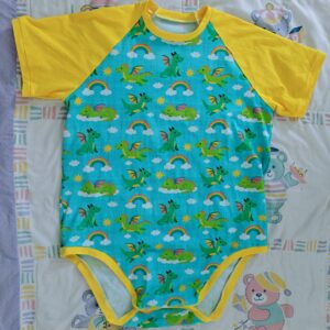 Here be dragons made to order raglan sleeve onesie