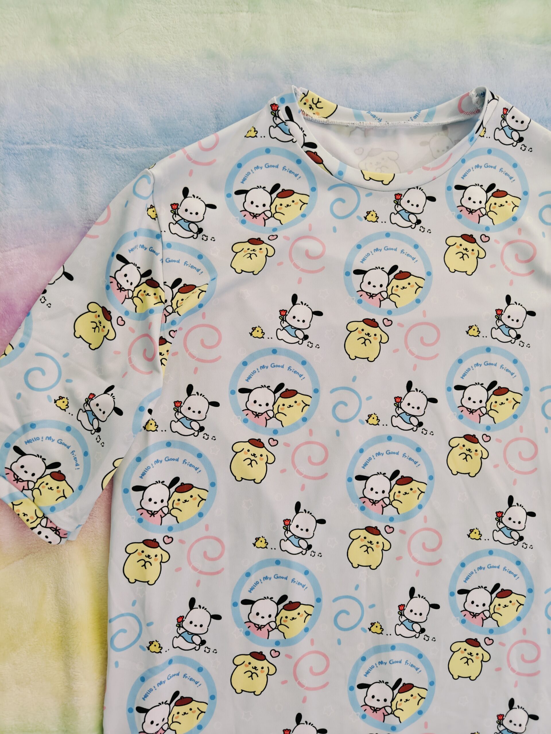 Pocha pom onesie, multi size - Image 3