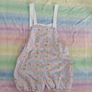 56"  stripey friends bubble summer romper