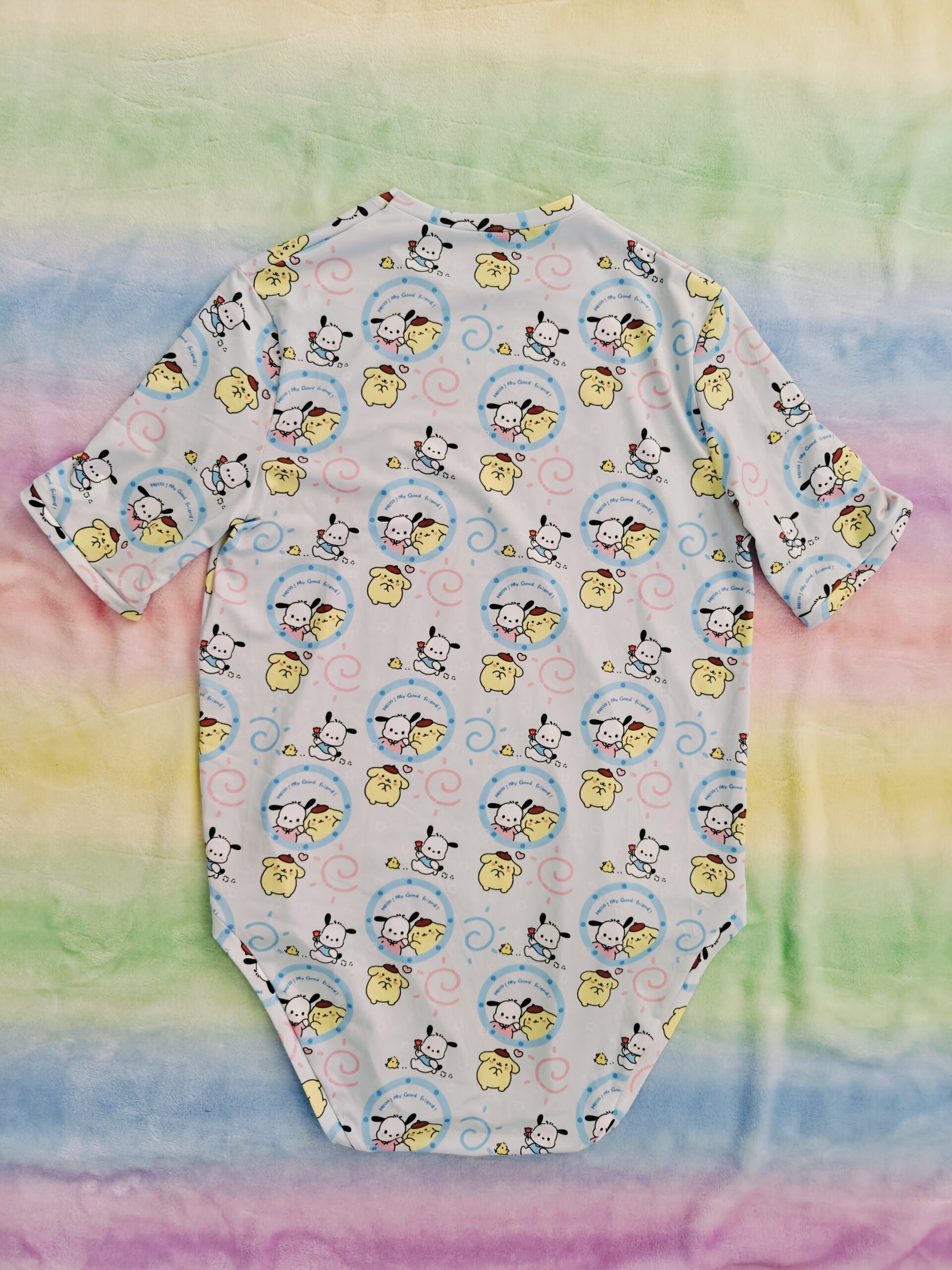 Pocha pom onesie, multi size - Image 2