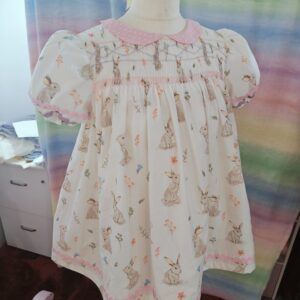 Smocked rabbit ultrabab dress